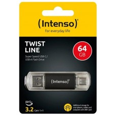 Intenso Twist Line Lápiz USB 3.2  A+C 256Gb