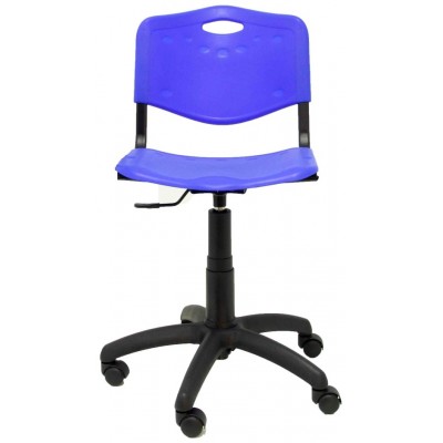 PIQUERAS Y CRESPO Silla Robledo giratoria azul