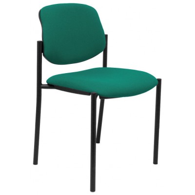 PIQUERAS Y CRESPO NOWY STYL Silla fija Styl bali verde esmeralda chasis negro