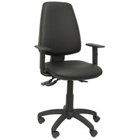 PIQUERAS Y CRESPO Silla Elche S similpiel negro brazos regulables PIQUERAS Y CRESPO Silla Elche S similpiel negro brazos regulables