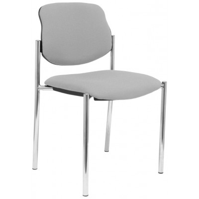 PIQUERAS Y CRESPO NOWY STYL Silla fija Styl bali gris chasis cromo