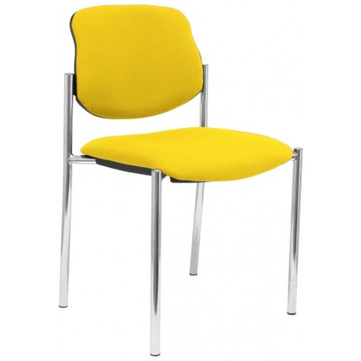 PIQUERAS Y CRESPO NOWY STYL Silla fija Styl bali amarillo chasis cromo