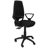PIQUERAS Y CRESPO Silla Elche S bali negro brazos fijos PIQUERAS Y CRESPO Silla Elche S bali negro brazos fijos
