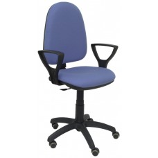 PIQUERAS Y CRESPO Silla Aýna bali azul claro brazos fijos ruedas de parque