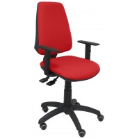 PIQUERAS Y CRESPO Silla Elche S bali rojo brazos regulables ruedas de parque