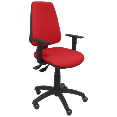 PIQUERAS Y CRESPO Silla Elche S bali rojo brazos regulables ruedas de parque