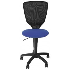 PIQUERAS Y CRESPO Silla juvenil Jucar respaldo malla negro asiento aran azul ¡Ultimas unidades!!