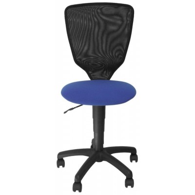 PIQUERAS Y CRESPO Silla juvenil Jucar respaldo malla negro asiento aran azul ¡Ultimas unidades!!