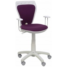 PIQUERAS Y CRESPO NOWY STYL Silla juvenil Ministyle blanca bali morado