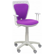 PIQUERAS Y CRESPO NOWY STYL Silla juvenil Ministyle blanca bali lila