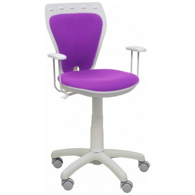 PIQUERAS Y CRESPO NOWY STYL Silla juvenil Ministyle blanca bali lila