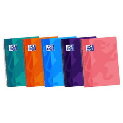 Oxford 400088603 cuaderno y block 80 hojas Colores surtidos (MIN5) (Espera 4 dias)