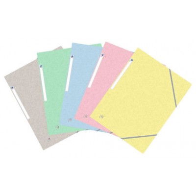 CARPETA DE GOMAS CON SOLAPAS TOP FILE+ TB A4+ - SURTIDO PASTEL OXFORD 400117805 (Espera 4 dias)