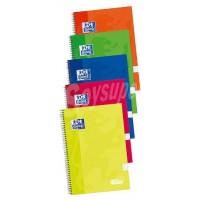 CUADERNO TAPA EXTRADURA FOLIO 80 HOJAS 4X4 COLORES SURTIDOS OXFORD 400122760 (MIN5) (Espera 4 dias)