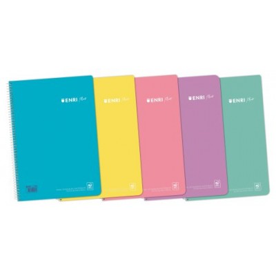 CUADERNO ESPIRAL + TP 4º 80H 4X4 C/M - SURTIDO PASTEL ENRI 400150288 (MIN5) (Espera 4 dias)