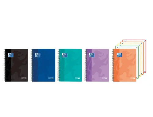 CUADERNO EUROPEANBOOK 4 TAPA PL&Aacute;STICO CLASSIC A5+ 120H VIVOS OXFORD 400196863 (MIN5) (Espera 4 dias)