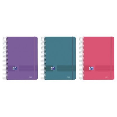 AGENDA 2026 LIVE&GO A5 15X21CM DIA PAGINA COLORES VIVOS OXFORD 400201728 (Espera 4 dias)