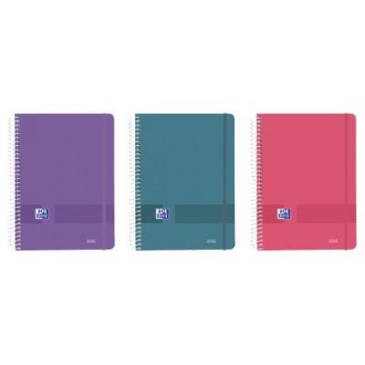 AGENDA 2026 LIVE&GO A5 15X21CM SEMANA VISTA COLORES VIVOS OXFORD 400201729 (Espera 4 dias)