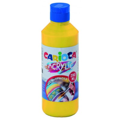 BOTELLA PINTURA ACRILICA 250 ML. AMARILLO CARIOCA 40431/03 (Espera 4 dias)