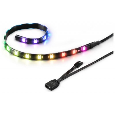 TIRA RGB LED SHARKOON SHARK BLADES 360MMX10MMX3MM 18 LEDS LONGITUD CABLE 60CM