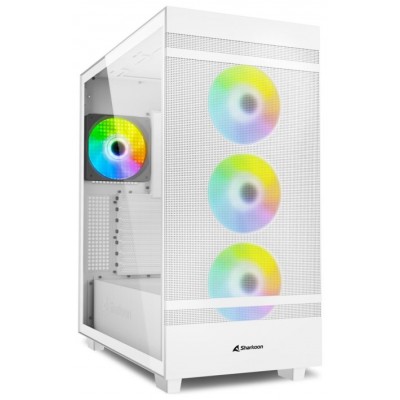 CAJA SHARKOON REBEL C50 RGB ATX 2XUSB3.0 SIN FUENTE BLANCO