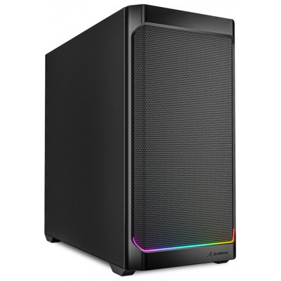 CAJA GAMING SHARKOOM MK4 RGB Strip NEGRO 2XVENT 120MM 3XUSB SN FUENTE