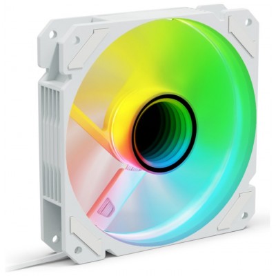 VENTILADOR CAJA SHARKOON MIRROR PWM RGB REVERSE BLANCO
