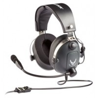 Thrustmaster 4060196 auricular y casco Auriculares Alámbrico Aviación/Control de tráfico aéreo Gris (Espera 4 dias)