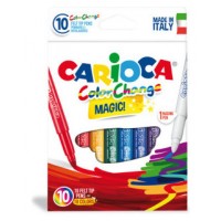 CAJA 10 ROTULADORES MÁGICOS COLOR CHANGE CARIOCA 42737 (Espera 4 dias)