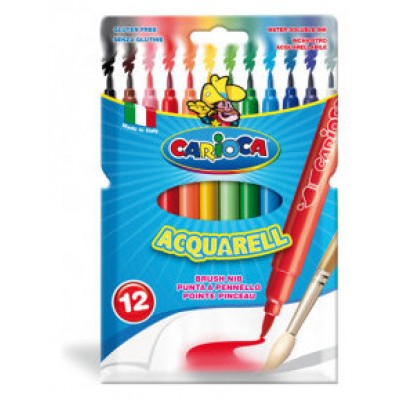 ESTUCHE ROTULADORES ACQUARELL 12 PCS CARIOCA 42747 (Espera 4 dias)