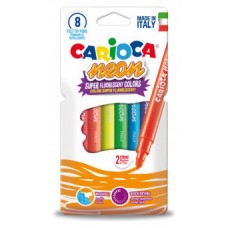 ESTUCHE ROTULADORES NEON 8 PCS CARIOCA 42785 (Espera 4 dias)