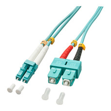 Lindy 1.0m OM3 LC - SC Duplex Cable de fibra óptica e InfiniBand 1 m Turquesa (Espera 4 dias) Lindy 1.0m OM3 LC - SC Duplex Cable de fibra óptica e InfiniBand 1 m Turquesa (Espera 4 dias)