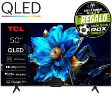 TV TCL QLED 50T69C 50" 4K UHD 60HZ SMART TV GOOGLE TV HDR10+ DOLBY VISION ATMOS TV TCL QLED 50T69C 50" 4K UHD 60HZ SMART TV GOOGLE TV HDR10+ DOLBY VISION ATMOS