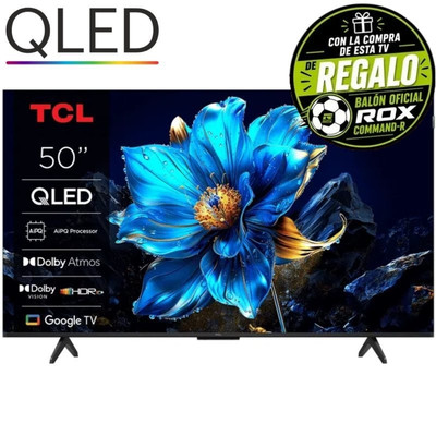 TV TCL QLED 50T69C 50" 4K UHD 60HZ SMART TV GOOGLE TV HDR10+ DOLBY VISION ATMOS TV TCL QLED 50T69C 50" 4K UHD 60HZ SMART TV GOOGLE TV HDR10+ DOLBY VISION ATMOS