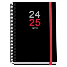 AGENDA ESCOLAR 2024-2025 TAMAÑO A5 TAPA CARTON FORRADO  SEMANA VISTA ELITE PRIME DOHE 51769 (Espera 4 dias)