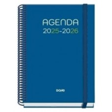 AGENDA ESCOLAR 2025-2026 TAMAÑO A5 TAPA CARTON FORRADO SEMANA VISTA PRIME LOGIC DOHE 52041 (Espera 4 dias)