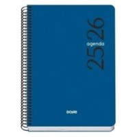 AGENDA ESCOLAR 2025-2026 TAMAÑO A5 TAPA POLIPROPILENO SEMANA VISTA MODELO ESENCIAL BASIC AZUL DOHE 52068 (Espera 4 dias)