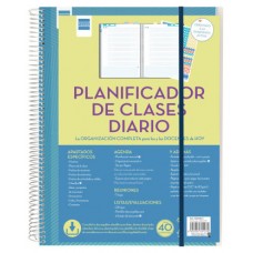 PLANIFICADOR DE CLASES DOCENTE 230X310 1 DÍA PÁGINA FINOCAM 5341000 (Espera 4 dias)