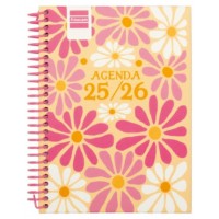 AGENDA ESCOLAR 2025-2026 DIVA 8º 120X164 SEMANA VISTA HORIZONTAL SPRING+ FINOCAM 536100426 (Espera 4 dias)