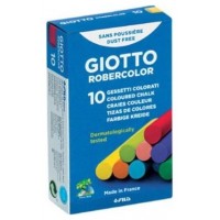 CAJA 10 TIZAS COLORES SURTIDOS GIOTTO F538900 (Espera 4 dias)