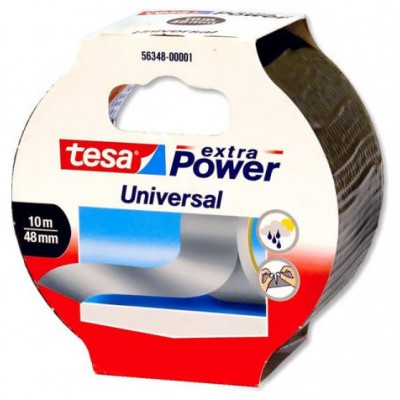 CINTA AMERICANA EXTRA POWER UNIVERSAL 50MM.X10M. COLOR PLATA TESA 56348-00000-06 (MIN6) (Espera 4 dias)