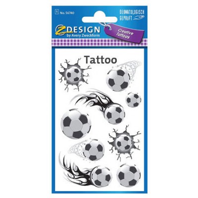 SOBRE CON 1 HOJA 76X120MM Y 9 PEGATINAS TATOO BALONES AVERY 56740 (Espera 4 dias)