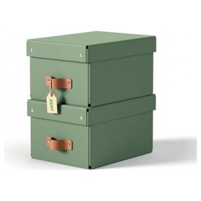 PACK 2 CAJAS DE ALMACENAMIENTO CARTÓN PEQUEÑA COLOR VERDE LEITZ 61470050 (Espera 4 dias) PACK 2 CAJAS DE ALMACENAMIENTO CARTÓN PEQUEÑA COLOR VERDE LEITZ 61470050 (Espera 4 dias)