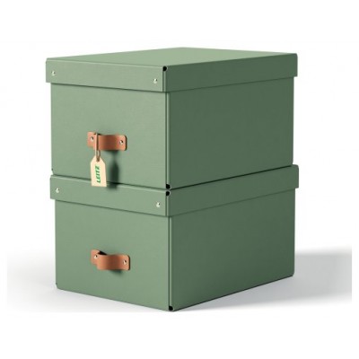 PACK 2 CAJAS DE ALMACENAMIENTO CARTÓN MEDIANA COLOR VERDE LEITZ 61490050 (Espera 4 dias) PACK 2 CAJAS DE ALMACENAMIENTO CARTÓN MEDIANA COLOR VERDE LEITZ 61490050 (Espera 4 dias)