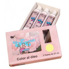 CAJA 3 TUBOS 21ML. ÓLEO Nº.08 AMARILLO CADMIUN WONDER ART BY PRYSE 6250008 (Espera 4 dias)
