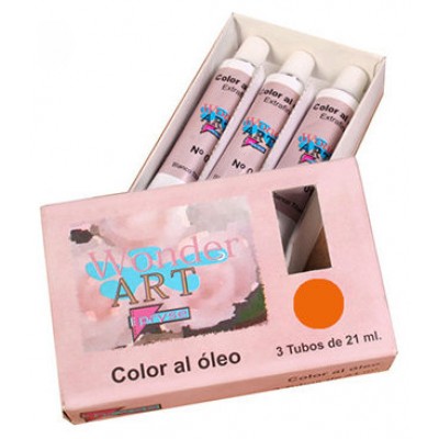 CAJA 3 TUBOS 21ML. ÓLEO Nº.18 BERMELLÓN WONDER ART BY PRYSE 6250018 (Espera 4 dias)