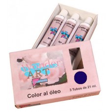 CAJA 3 TUBOS 21ML. ÓLEO Nº.26 AZUL PRUSSIAN WONDER ART BY PRYSE 6250026 (Espera 4 dias)