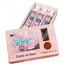 CAJA 3 TUBOS 21ML. ÓLEO Nº.36 SIENA TOSTADO WONDER ART BY PRYSE 6250036 (Espera 4 dias)