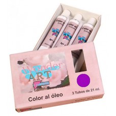 CAJA 3 TUBOS 21ML. ÓLEO Nº.56 VIOLETA WONDER ART BY PRYSE 6250056 (Espera 4 dias)