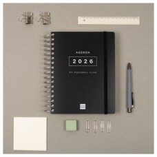AGENDA 2026 TEMPUS 1/4 155X217MM DIA PAGINA NEGRO FINOCAM 626306026 (Espera 4 dias) AGENDA 2026 TEMPUS 1/4 155X217MM DIA PAGINA NEGRO FINOCAM 626306026 (Espera 4 dias)